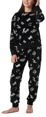 Immagine prodotto di Pigiama da bambina Schiesser Nightwear - nero - taglia 140