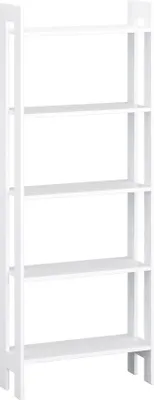 Produktbild von Bücherregal R651 Standregal 62x24x165,5cm weiß