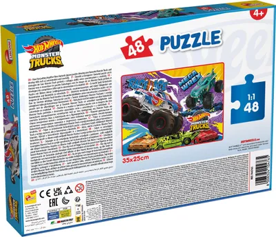 Productafbeelding van Hot Wheels Puzzel M-Plus 48