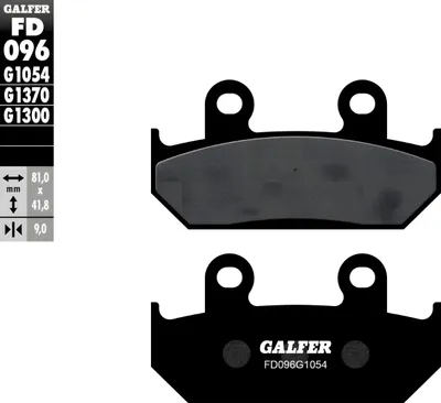 Produktbild von Bremsbeläge Set Galfer 2x FD096G1054 Semi-Metall vorne für Honda CBR R RR F XRV Africa Twin 250 - 750 ccm Bj. 1986 - 1994