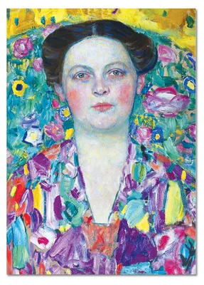 Produktbild von Giallobus - Nahaufnahme von Eugenia Primavesi - Gustav Klimt - 50L x 70W cm - Bild - Acrylglas
