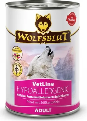 Produktbild von Wolfsblut Dose VetLine Hypoallergenic 395g
