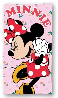 Obrázek produktu pro Dětská plážová osuška Minnie Mouse 140x70cm