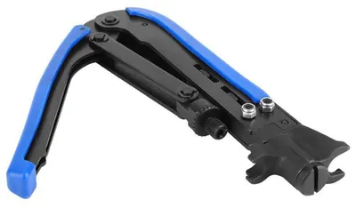 Immagine prodotto di Pinza coassiale per crimpatura di cavi RG59/RG6/RG11, pinza per compressione con connettore F, strumento per spellare cavi