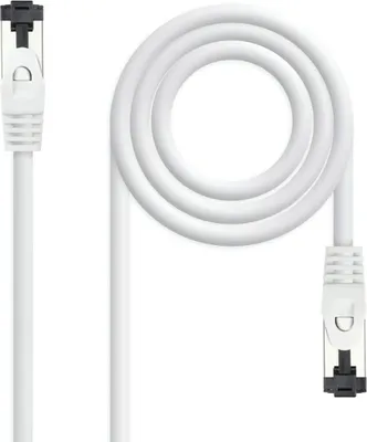 Obrázok produktu pre Nanocable 10.20.2001-W, 1 m, Cat8.1, S/FTP (S-STP), RJ-45, RJ-45, Biela