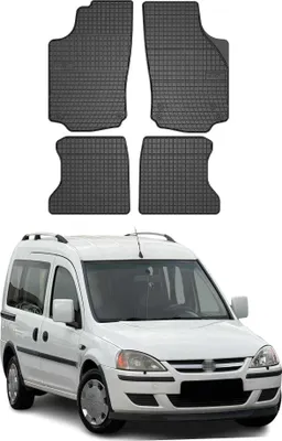 Produktbild von 2001-2011 Opel Combo C Fußmatten Gummi Schwarz 4 tlg