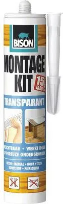 Produktbild von Bison Montagekleber transparente Tube 0,31l AkzoNobel
