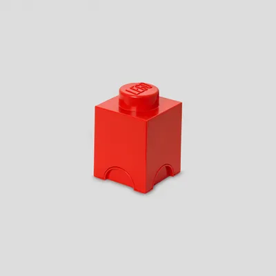Produktbild von LEGO Storage Brick 1 rot (rot)