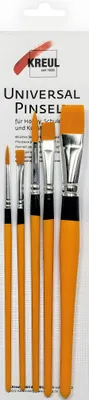 Produktbild von KREUL Universalpinsel Synthetics 5er Set 4000798723323