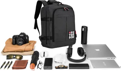 Produktbild von Wasserdichter Polyester-Rucksack mit Laptopfach - Peterson