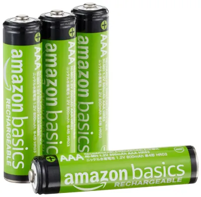 Zdjęcie produktu dla Zestaw 4 sztuk akumulatorków AAA NiMH, 800 mAh, przeznaczonych do wielokrotnego ładowania