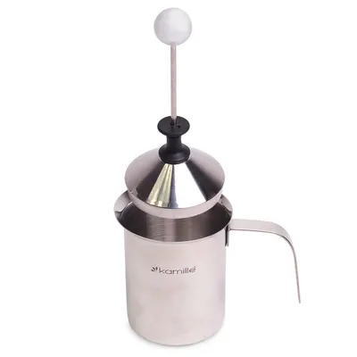 Obrázek produktu pro kamille Napěňovač mléka 0,4 l, nerezový