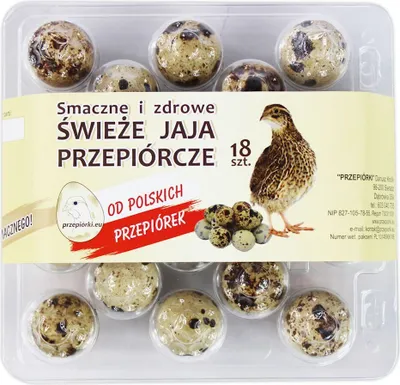 Produktbild von WACHTELEIER (18 Stück in einer Packung) - DARIUSZ KANINCHEN