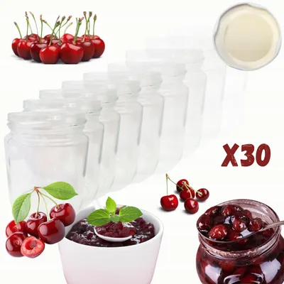 Produktbild von Wamar-Sosenka 250ml Glasbehälter für Marmelade Gewürze 30 Stück