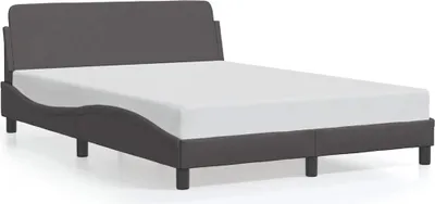 Obrázek produktu pro vidaXL "Dover" rám postele šedý 140x200 cm Imitace kůže