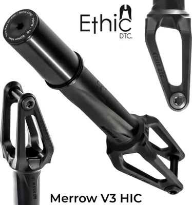 Produktbild von Ethic DTC Merrow V3 8/12Std Stunt-Scooter Gabel HIC Schwarz