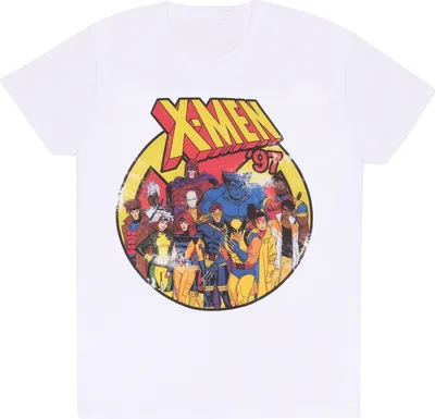 Produktbild von Marvel Comics X-Men '97 - Team Distressed - White T-Shirt - Größe L