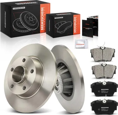 Produktbild von Frankberg 2x Bremsscheiben 4x Bremsbeläge Hinterachse für Nissan Primastar Opel Vivaro A Combi Renault Trafic II
