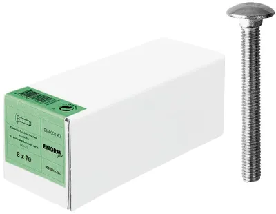 Produktbild von DIN 603 o.Mu Edelstahl A2M6x70 HP E-NORMpro
