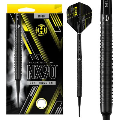 Produktbild von Harrows NX90 Black 90% Softdarts