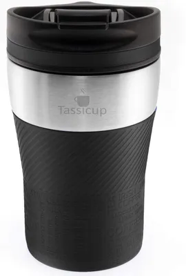 Isolierbecher 250 ml, Edelstahl, auslaufsicher, schwarz