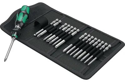 Produktbild von Wera Kraftform Kompakt 60 Falttasche mit 89 mm langen Bits