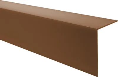 Immagine prodotto di Profilo angolare QUEST 50x50 mm, profilo di protezione angolare in PVC rigido, listello angolare per bordi e angoli, decorativo, forma a L, KT, bronzo, 200 cm