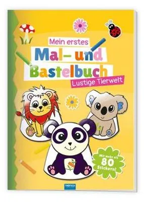 Image de Trötsch Mal- und Bastelbuch - Mein erstes Mal- und Bastelbuch/Lustige Tierwelt
