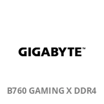 Produktbild von Gigabyte B760 GAMING X DDR4 - 1.0 - Motherboard - ATX - LGA1700-Sockel - B760 Chipsatz - USB-C 3.2 Gen2, USB 3.2 Gen 1 - 2.5 Gigabit LAN - Onboard-Grafik (CPU erforderlich)