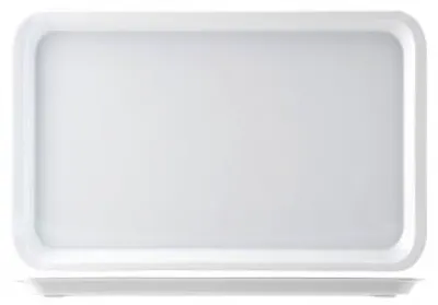 Immagine prodotto di H&H Vassoio Con Bordo In Melamina Cm40X25X2 Bianco