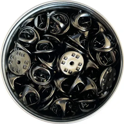 Produktbild von INF DIY Brooch & Tie Tack Pins (50 pcs) Silber-Grau