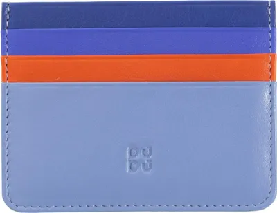 Produktbild von Damen Brieftasche Hellblau mit Steckfächern für Karten und einem Münzfach