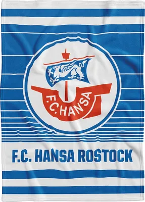 Produktbild von F.C. Hansa Rostock Veloursdecke Logo