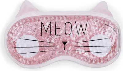 Produktbild von LEGAMI Chill Out Gelmaske KATZE Augenmaske Kühlmaske Wärmemaske