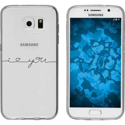 Produktbild von PhoneNatic Case kompatibel mit Samsung Galaxy S7 Silikon-Hülle in Love M2