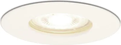 Image de HOFTRONIC - Spot LED encastrable 4W 345lm 4000K GU10 Rond IP65 Blanc