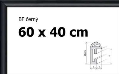 Immagine prodotto di BFHM Cornice per puzzle in plastica 60x40cm - nero