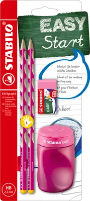 Produktbild von STABILO Schulset EASYgraph "S" für Linkshänder pink