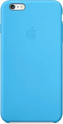 Imagen del producto de Funda de silicona para iPhone 6 Plus de Apple, color azul, modelo MGRH2ZM/A