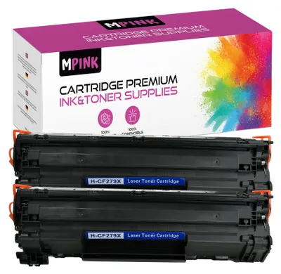 A box of MPINK toner cartridges with two toner cartridges shown below.