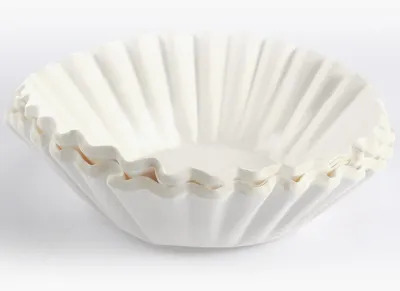 Kaffeefilterpapier 100 Blatt für 8-12 Tassen, Weiß