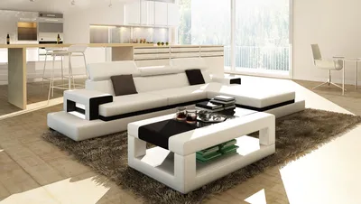 Produktbild von Sofas Ecksofa Ledersofa Polster Wohnlandschaft Couch Sofa Eckgarnitur jvmoebel ®