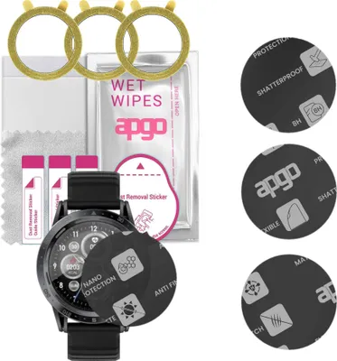 Produktbild von apgo 3 Stück Schutzglas, Matt, kompatibel mit Colmi SKY7 PRO Smartwatch, Hybrid 8H, Ersatz für Hartglas, Displayschutzglas, Bildschirmschutz, Displayschutz, kratzfest