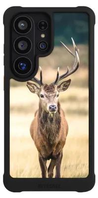 Produktbild von NIVOCASE Hülle für Samsung Galaxy S26 Ultra  Stoßfeste Handyhülle NIVOmax Case Schwarz Hirsch Wald Wiese