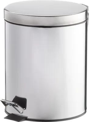 Obrázek produktu pro Odpadkový koš s víkem, nerezová ocel, 5 l