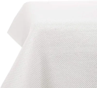 Produktbild von Polyester Tafeldecke, Weihnachten, abnehmbare Tafeldecke, 130 x 280 cm, weiß, Festtagsausstattung