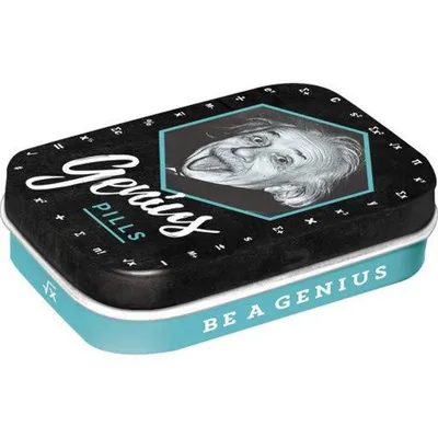 Obrázek produktu pro Nostalgic-Art - Pillbox - Celebrity - Einstein Genius Pills