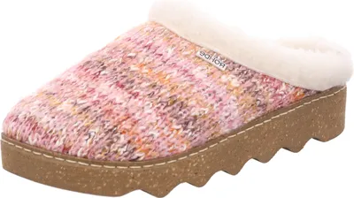 Produktbild von Rohde Damen Clog Warmfutter Pantolette Textil Strickoptik kuschelig Foggia-D 6116, Größe:41 EU, Farbe:Pink