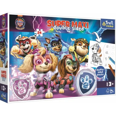 Zdjęcie produktu dla Puzzle 24 SUPER MAXI Psi Patrol Drużyna w akcji 41016