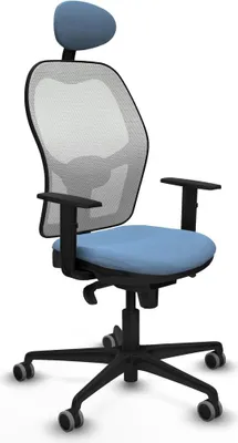 Image de Chaise de bureau avec appui-tête Jorquera Piqueras y Crespo 1D036G1 Bleu ciel